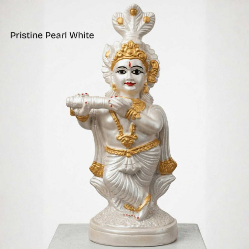 Handcrafted Lord Krishna Idol – Premium POP Statue for Pooja Room & Home Decor Handcrafted Lord Krishna Idol – Premium POP Statue for Pooja Room & Home Decor