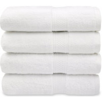White Bath Towel - White Spa Turkey Towel (Soft White Thorth)