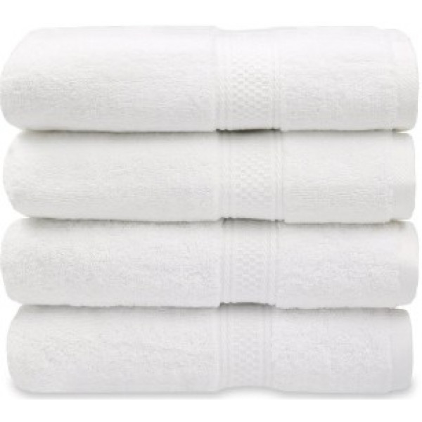 Soft white store towels
