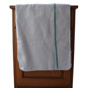 Thorth - Kerala  White Cotton Bath Towel 