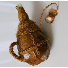 Coconut Shell Bottle - Home Decor